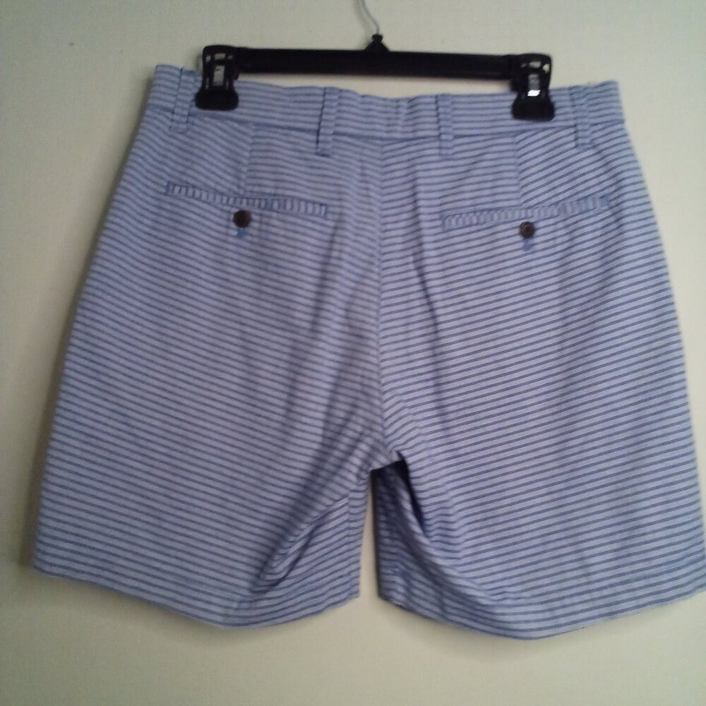 Gap Shorts Women 29 7" Short Casual Stripe Blue - Picture 10 of 14